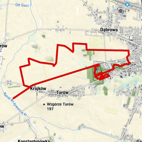 Wieluń - Podszubienice - Hyclówka