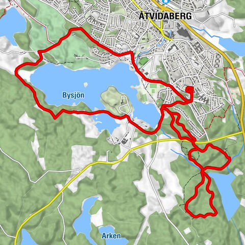 Edberga - Fiskarhagen - Västantorp - Åtvidaberg