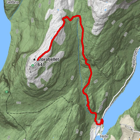 Vaksdal - Storafjellet