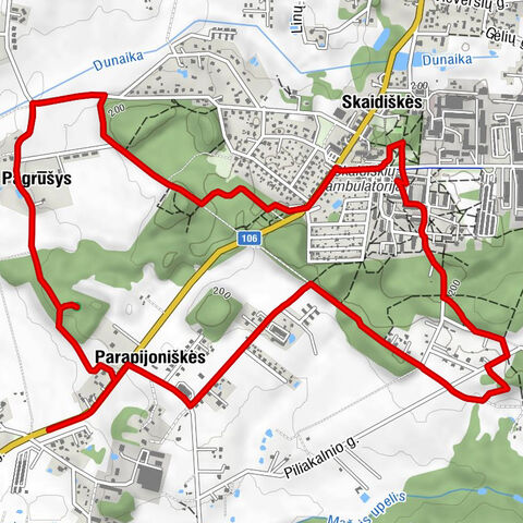 Parapijoniškės - Skaidiškės - Pagrūšys