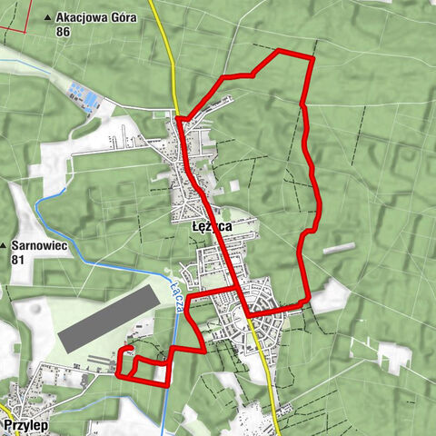 Nowe Miasto - Osiedle Czarkowo - Restauracja Aeroplan - Łężyca