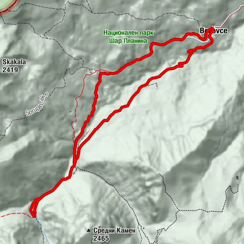 Бозовце - Водопади Лешница