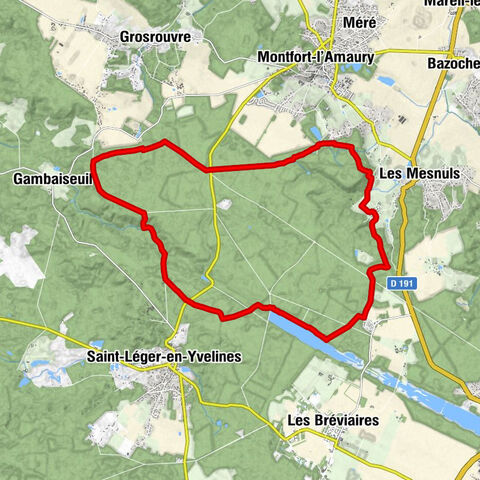 Randonnée de 19 km en boucle de l'Étang de Hollande via l'Étang de Bourgneuf, la Mare des Cormiers et l'Étang de la Plaine
