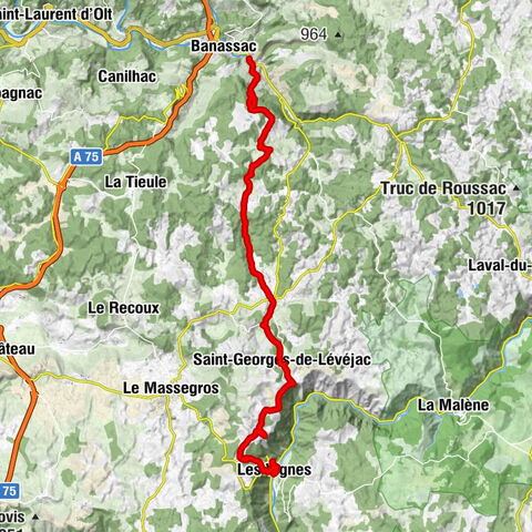 La Canourgue les vignes