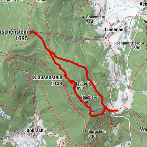 Von Kalteck zum Hirschenstein