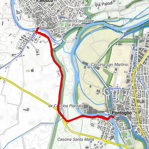 Da Pontoglio a Palosco, Lombardia/Italia