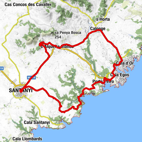 Santuari de Consolació  - s’Alqueria Blanca - Santanyí von Cala d'Or