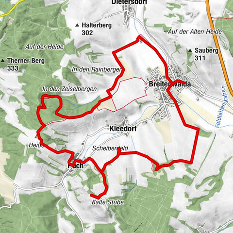 »tut gut« Wanderweg Breitenwaida | Route 3