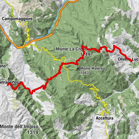 Oliveto Lucano - Pietrapertosa 19,4