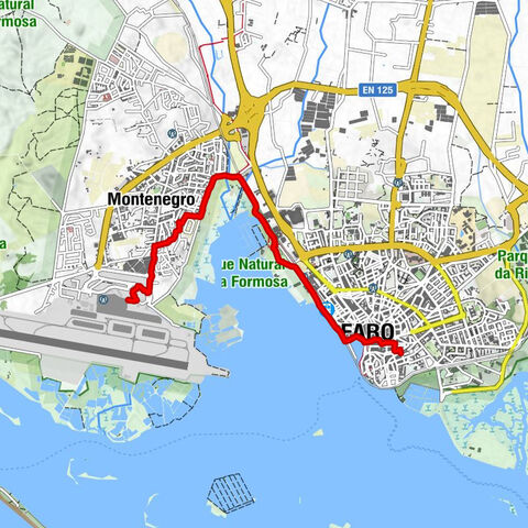 Faro Flughafen - Inenstadt