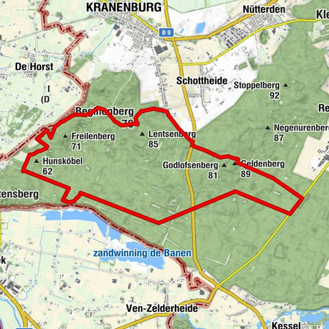 Reichswald-Route - Von Kreuzen, Grabsteinen und Denkmälern im Wald