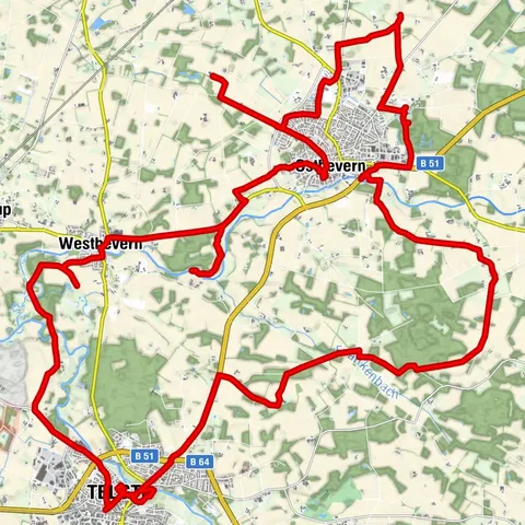 Naturschutz Route