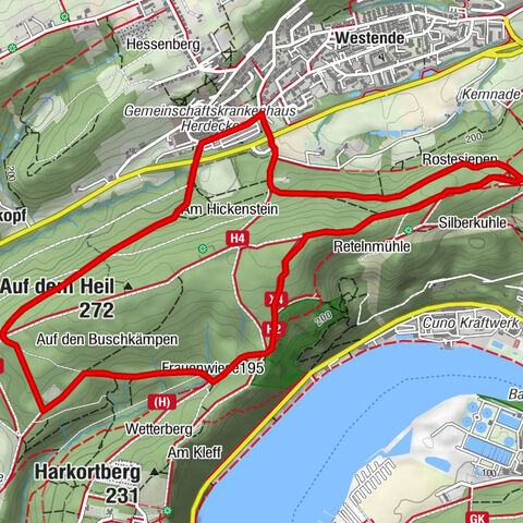 A4 Rundwanderweg "Scheder Wald, Hickenstein, Retelnmühle"