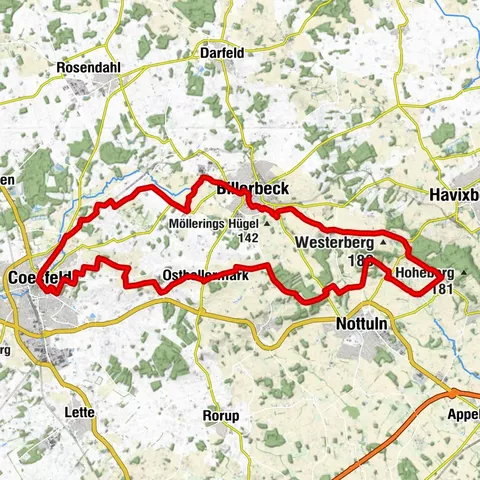 Mit dem Fahrrad hoch hinaus