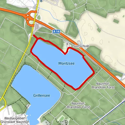 Wanderung um den Moritzsee