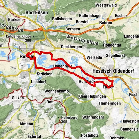 Radroute "WeserErleben"