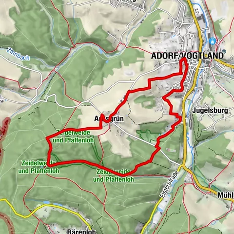 Lehr-und Wanderpfad Zeidelweide Adorf