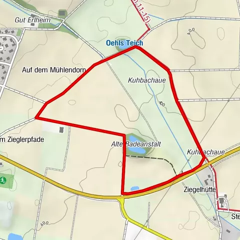 Rundwanderweg "Kuhbach - Alte Badeanstalt"