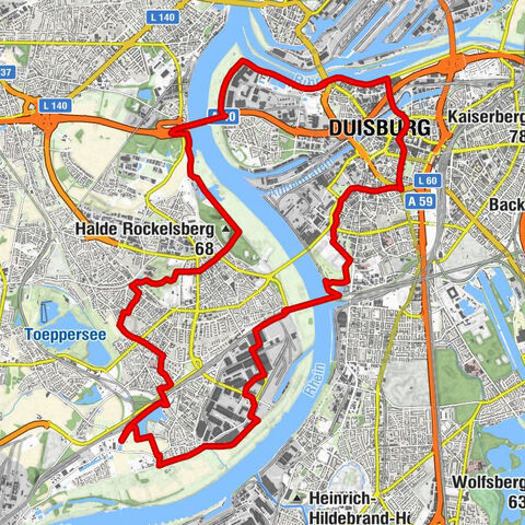 Der Rhein, die City und das Dorf