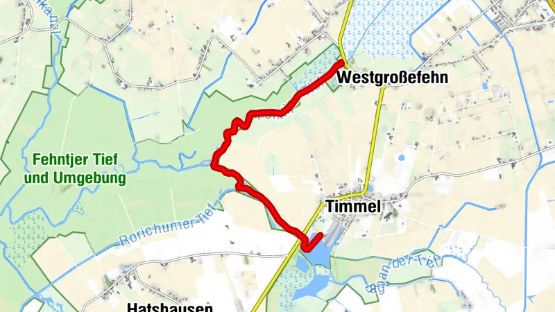 Kanutour von Timmel nach Westgroßefehn und zurück