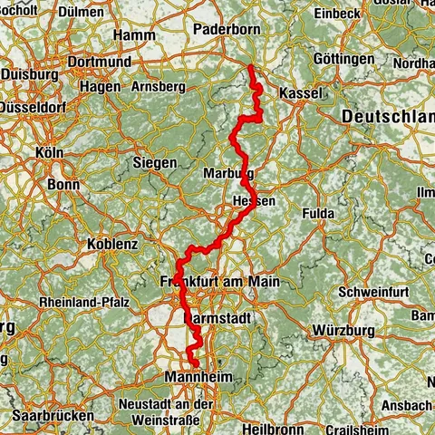 Hessischer Radfernweg R6