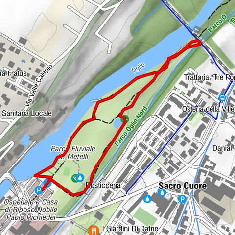 Palazzolo sull'Oglio parco Metelli , Lombardia/Italia