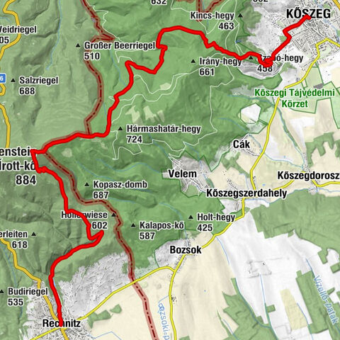 BERNSTEIN TRAIL East route | Stage 9 | Kőszeg (HU) - Rechnitz