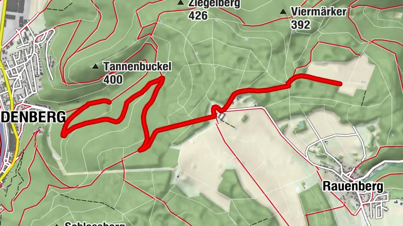 Schützenhaus Freudenberg zur Schutzhütte Weitsicht/Murmelbahn