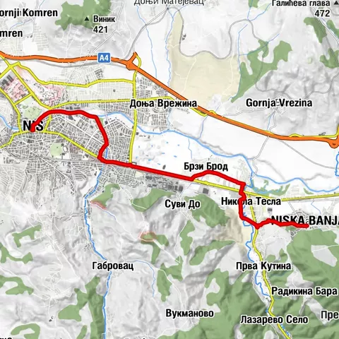 ST419 Niš - Niska banja