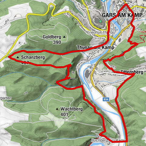 Kamptal: Rund um Gars am Kamp