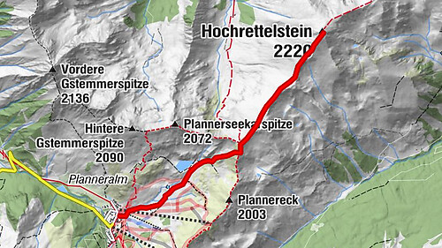 Plannerkessel - Hochrettelstein