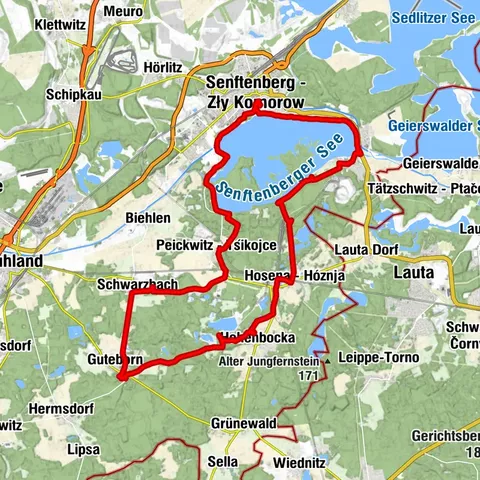 Radtour mit 2 Aussichtstürmen und Bademöglichkeit