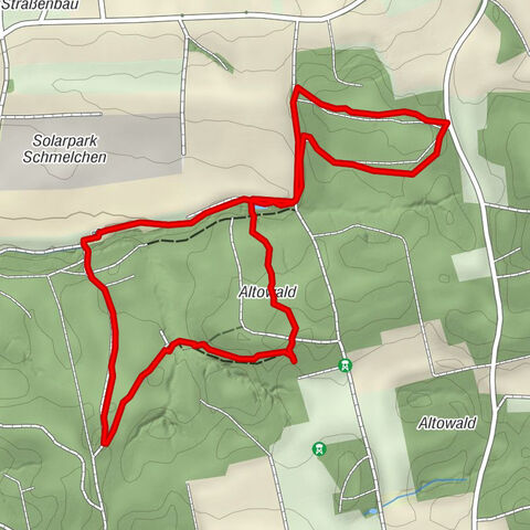 Spaziergang durch den Altowald