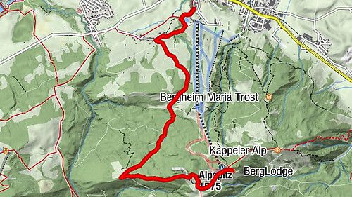 Alpspitzbahn-Talstation - Bayerstetten - Grathalde - Alpspitze