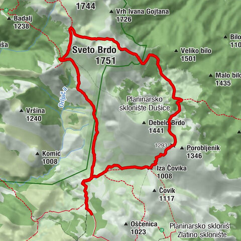 Sveto brdo, Velebit