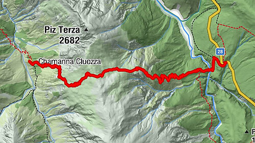 Chamanna Cluozza – Vallun Chafuol
