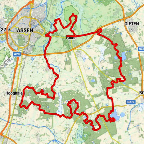 Trailrun door Drenthe