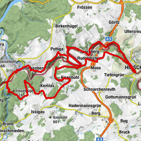 Saalepfad - Circular hike at the Green Belt